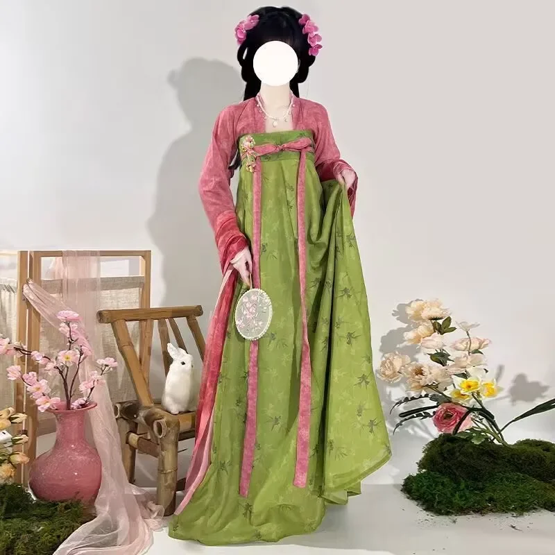 antica-dinastia-tang-stampa-vintage-giallo-e-blu-vestito-da-intrattenimento-musiche-e-canzoni-vestito-da-festa-intrattenimento-musiche-e-canzoni-costume-tradizionale-cinese-da-donna-2025