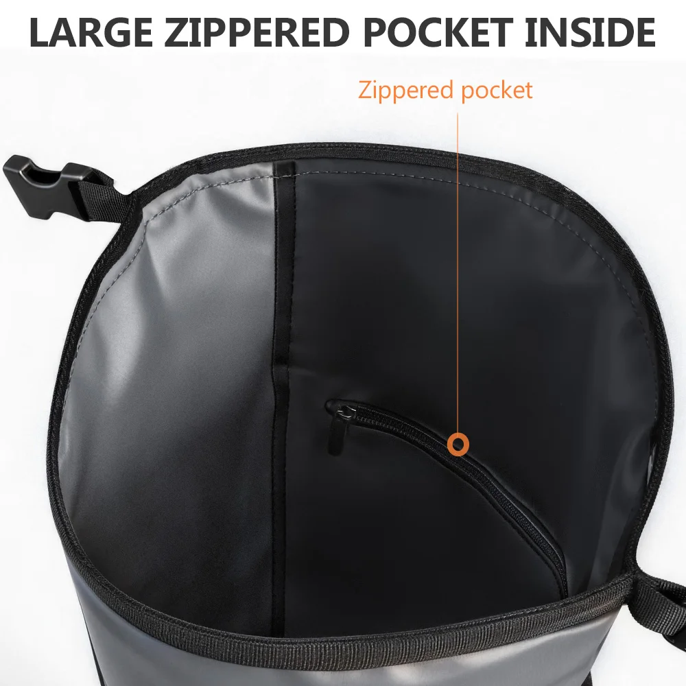 NEWBOLER Large Capacity Swimming Waterproof Backpack, Beach, Drifting, Surfing, Diving, Waterproof Backpack 35L Dry Pack image 3