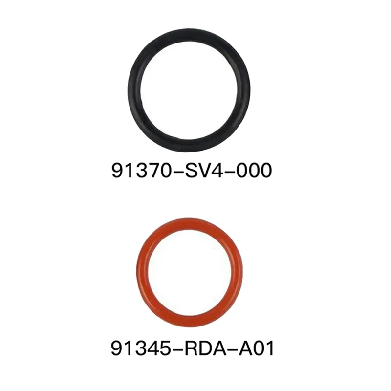 For ACURA HONDA Kits Power Steering Pump Rubber Inlet & Outlet O-Ring Seals 2 Pcs KIT 91345-RDA-A01+91370-SV4-000