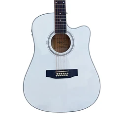 Aiersi-Electric Acoustic Guitar with Pickup, Musical Instrument, 12 Strings, 41 Inch