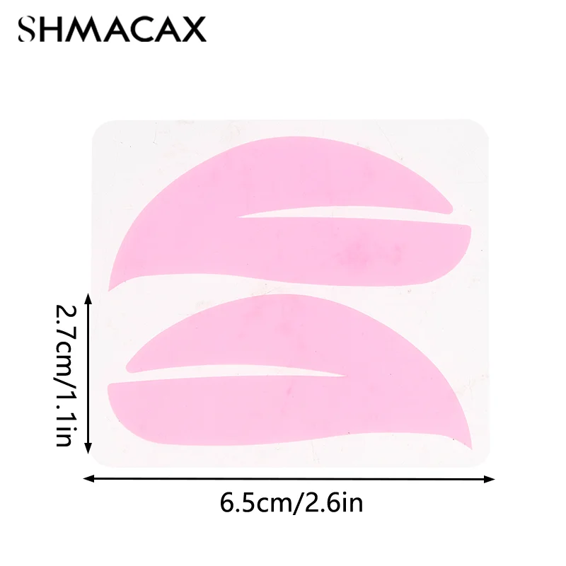 New Reusable 1Pair Eye Pads Silicone Stripe Lash Lift Eyelash Extension Hydrogel Patches Under Eye Gel Patch Makeup Tools