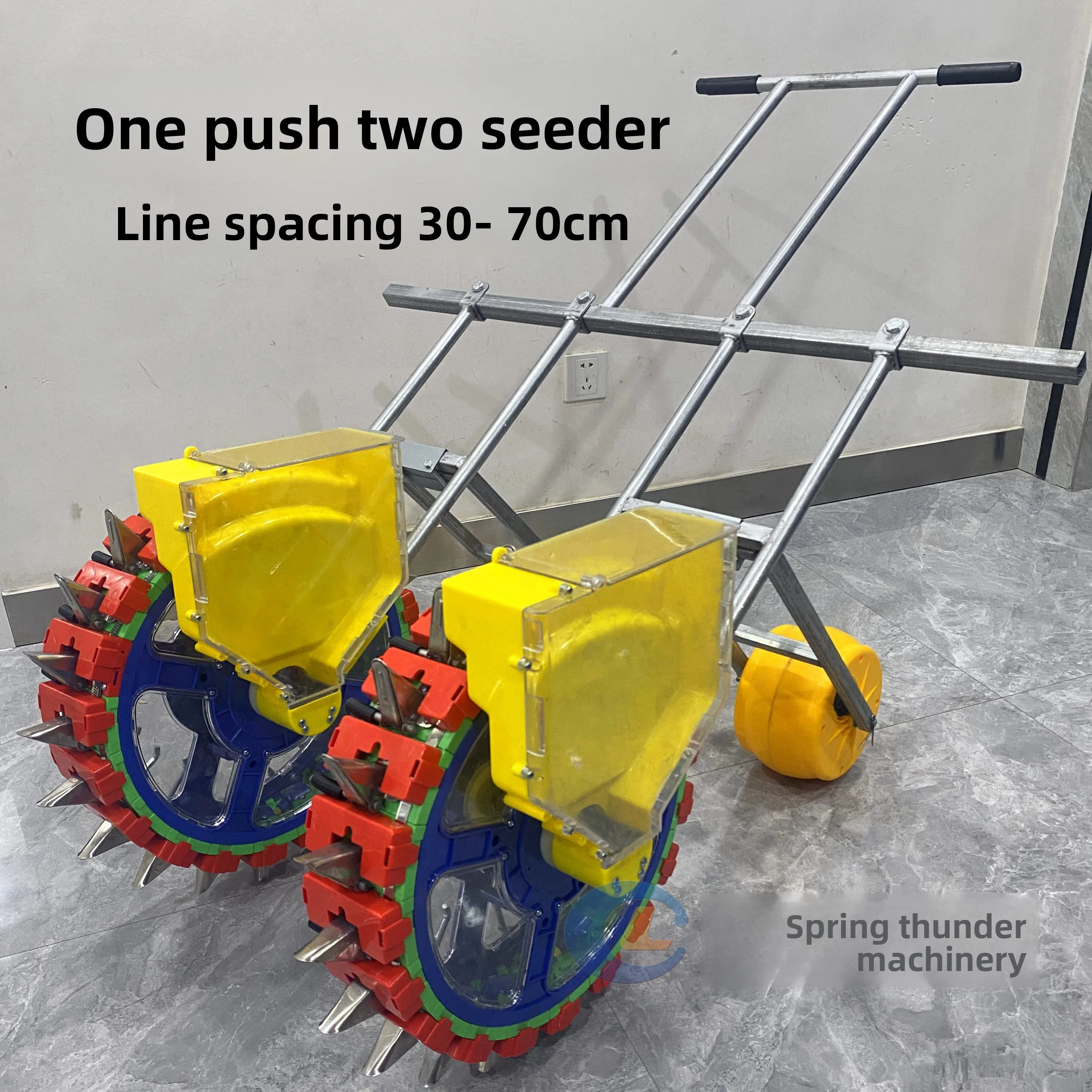 hand operated peanut soybean dryland rice sorghum millet cabbage and vegetable planter and fertilizer applicator
