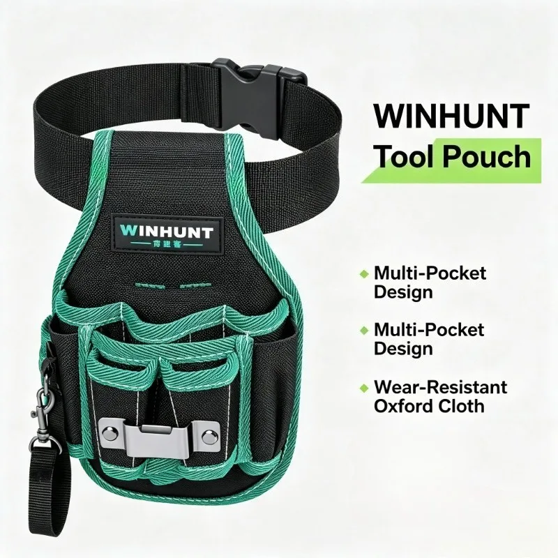 Tool Belt Pouch Tool Organisers for Tools and Small Parts Electrician Tool Pouch Durable Small Basic Maintenance Tool Pouch