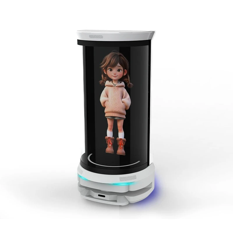 AI digital human holographic warehouse Enterprise exhibition hall Exhibition hall Mobile virtual explanation Digital human