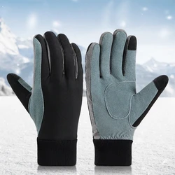 Zima ciepłe rękawiczki męskie kierowcy wiatroszczelna TPU ochronny zabezpieczający pracy nosić bezpieczeństwa pracy dla mężczyzn kobieta 8018