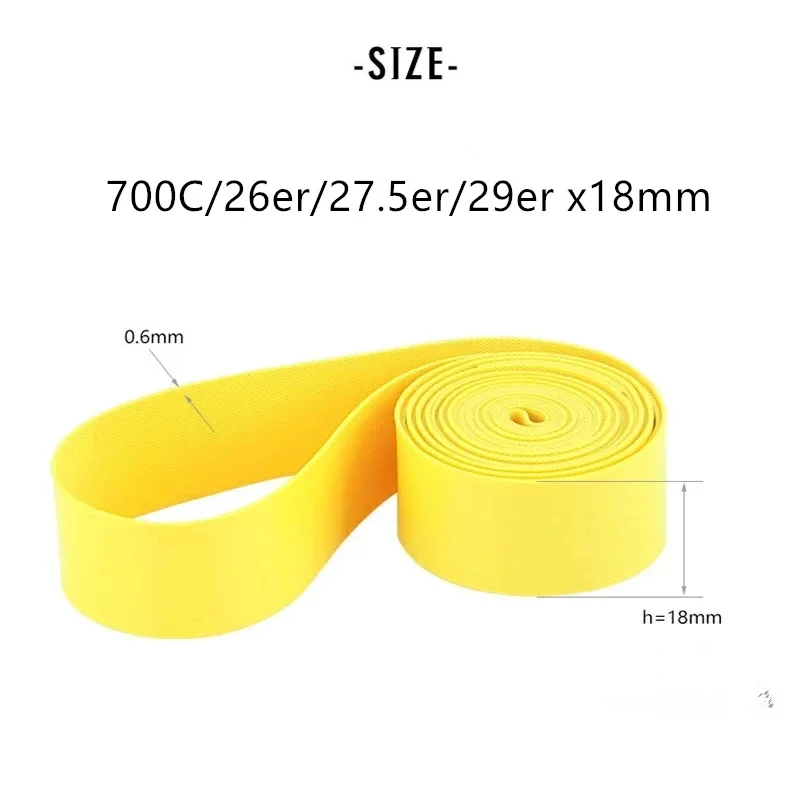 1 Paar Premium PVC Fahrradfelgenstreifen Reifenschutzfolie für 26 27,5 29 700c Mountain-, Renn- und Falträder – Detail 11