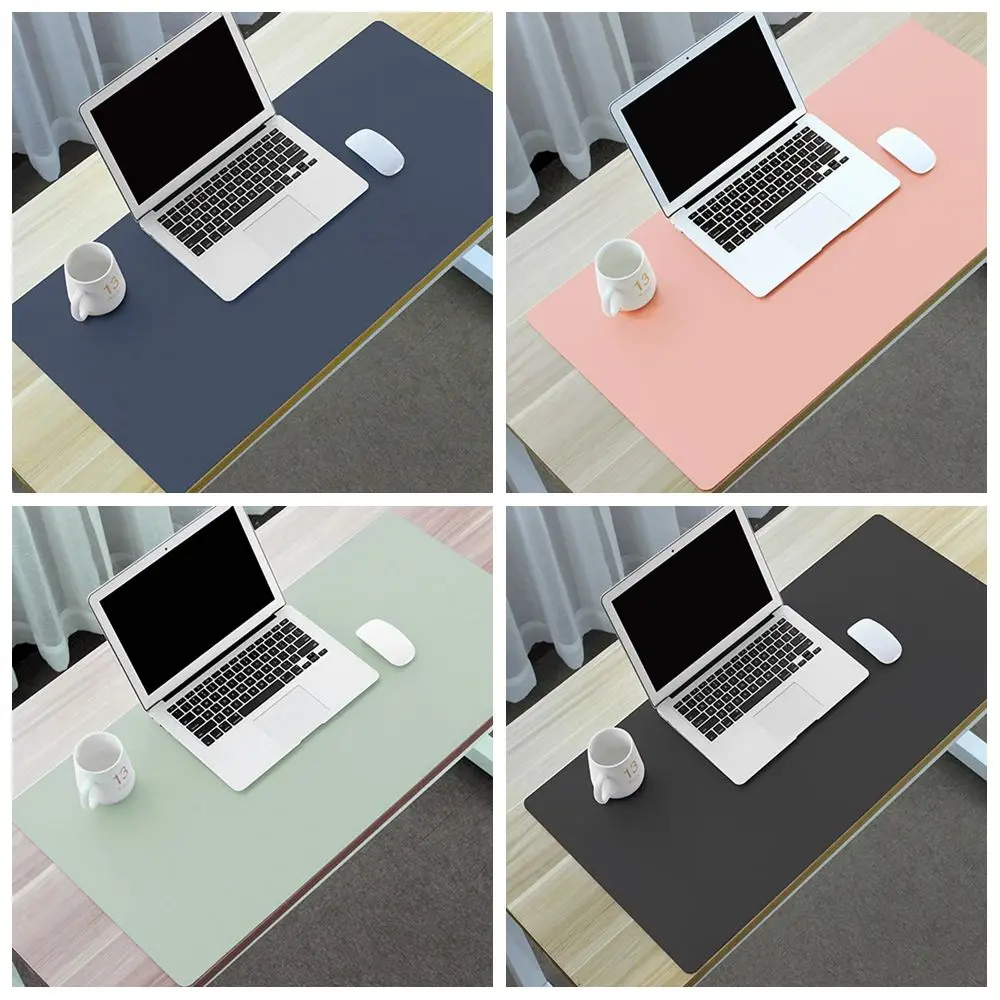 PU Leather Mouse Pad Non-slip Extra Large Laptop Computer Mousepad Waterproof Stain-resistant Writing Pad Home Office