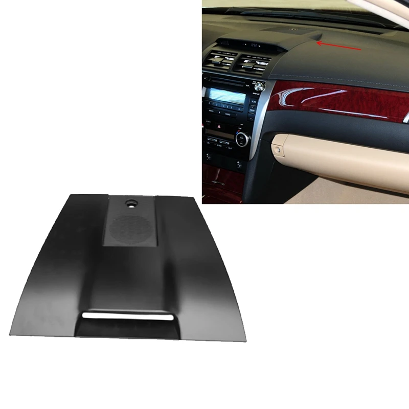 Car Dashboard Center Speaker Panel Cover For Toyota Camry 2012-2015 Center Console Clock Cover Panel