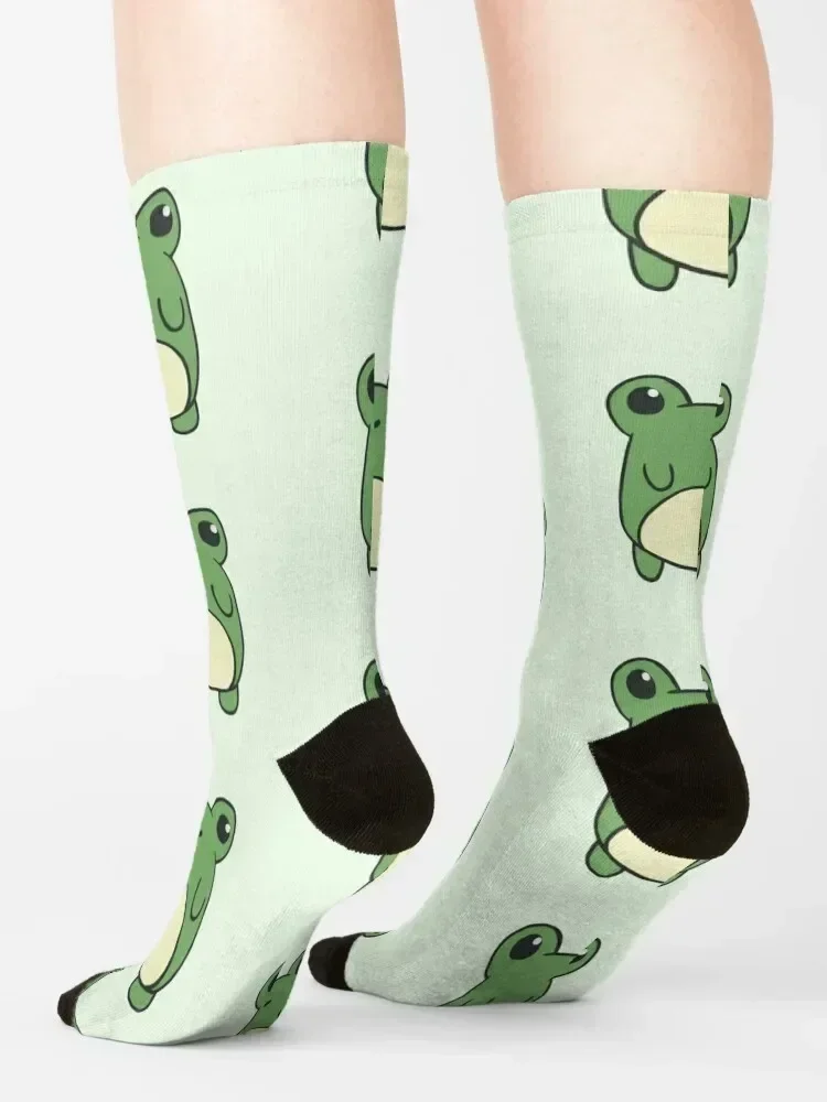 hans the frog Calcetines regalos de invierno liga brillante Diseñador Hombre Calcetines Mujer