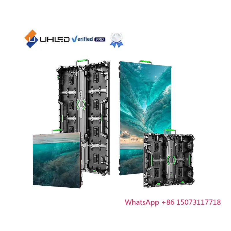 

UHLED Крытый Открытый Водонепроницаемый 500500 Большой Сценический Фон Прокат Светодиодный Экран Панель Pantalla P2.9 Концертная Сцена Светодиодный Дисплей