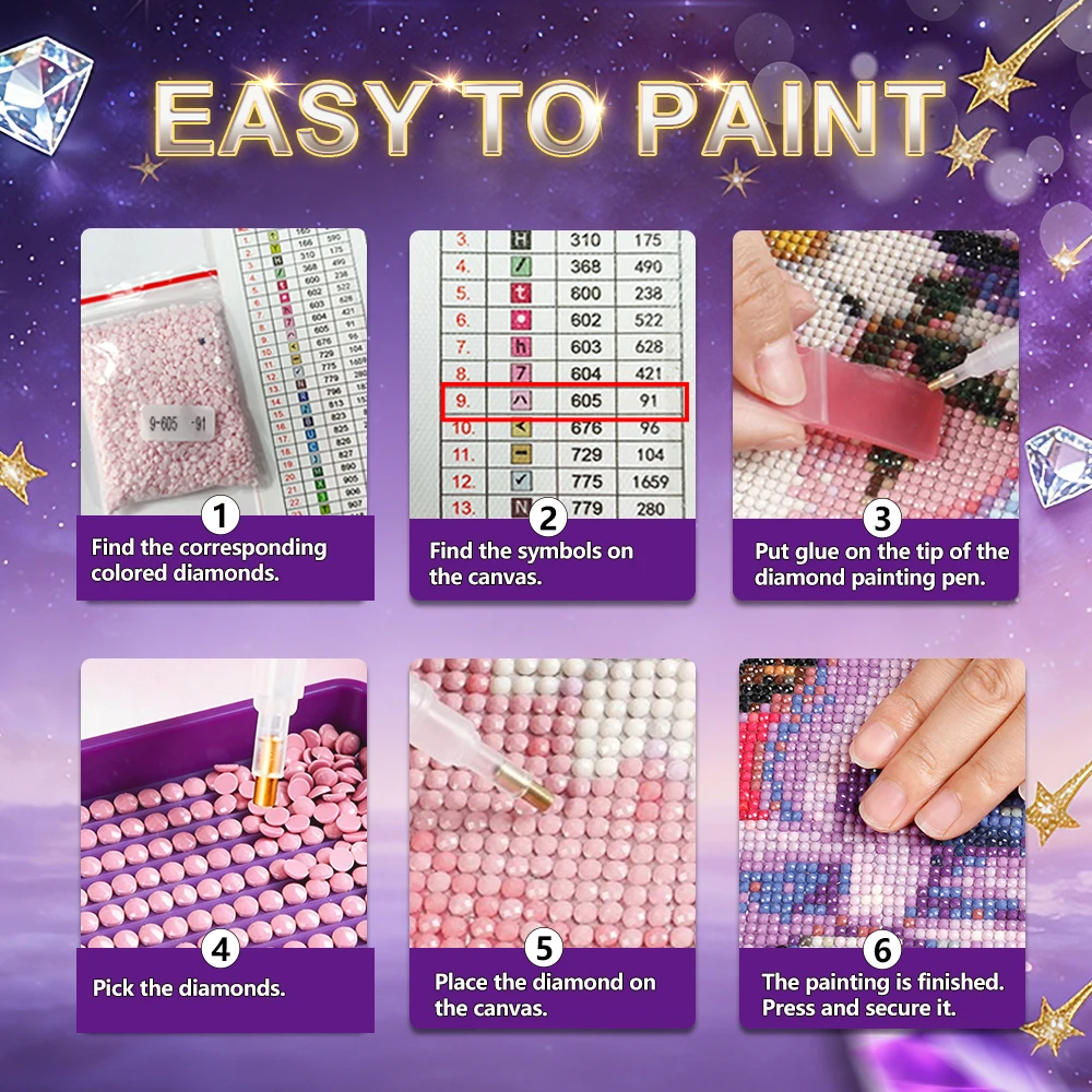 HUACAN 5d Diy Diamond Mosaic Cat Dog Animal Flower Handicrafts Diamond Painting Full Kits Rose Flower Home Decor Gift Art view 6