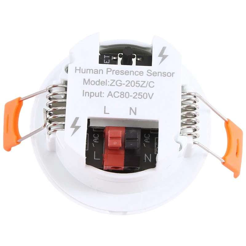 1 Set White Graffiti Body Presence Sensor Zigbee Ceiling 5.8G Radar Body Presence Sensor Graffiti Sensor