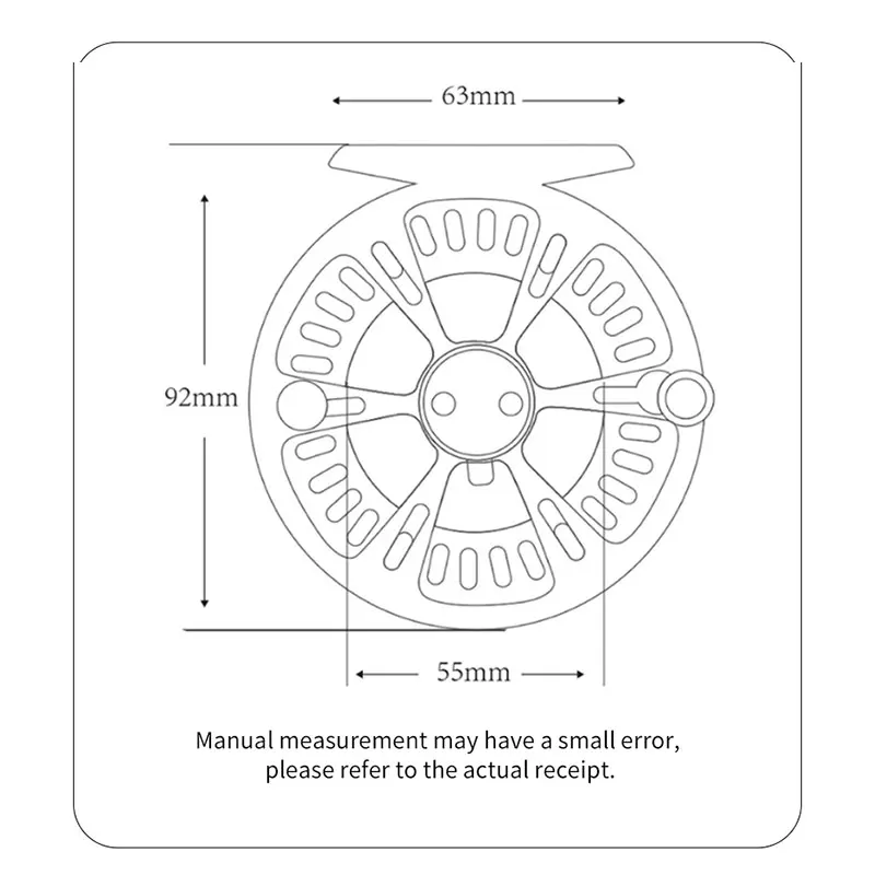 FJORD Crappie Fly Fishing Reel Fly Wheel CNC Machined High Quality Double Entangled Line Equipped With Two Different Line Number