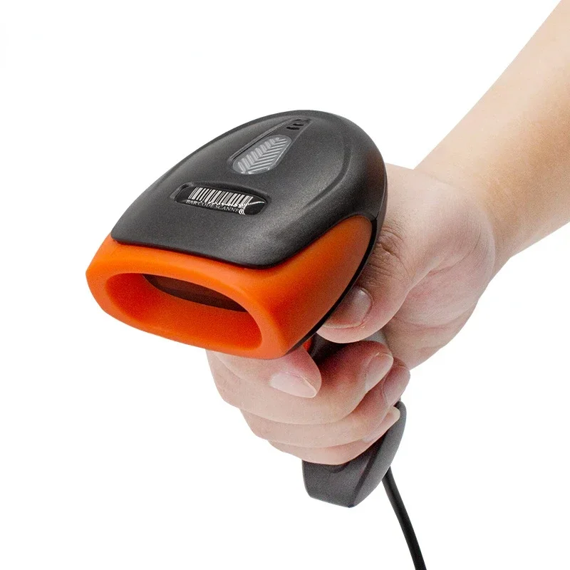 

Модный беспроводной сканер красного света, штрих-код, QR-сканер, пистолет 1D, быстрое распознавание, высокое качество, со встроенной батареей