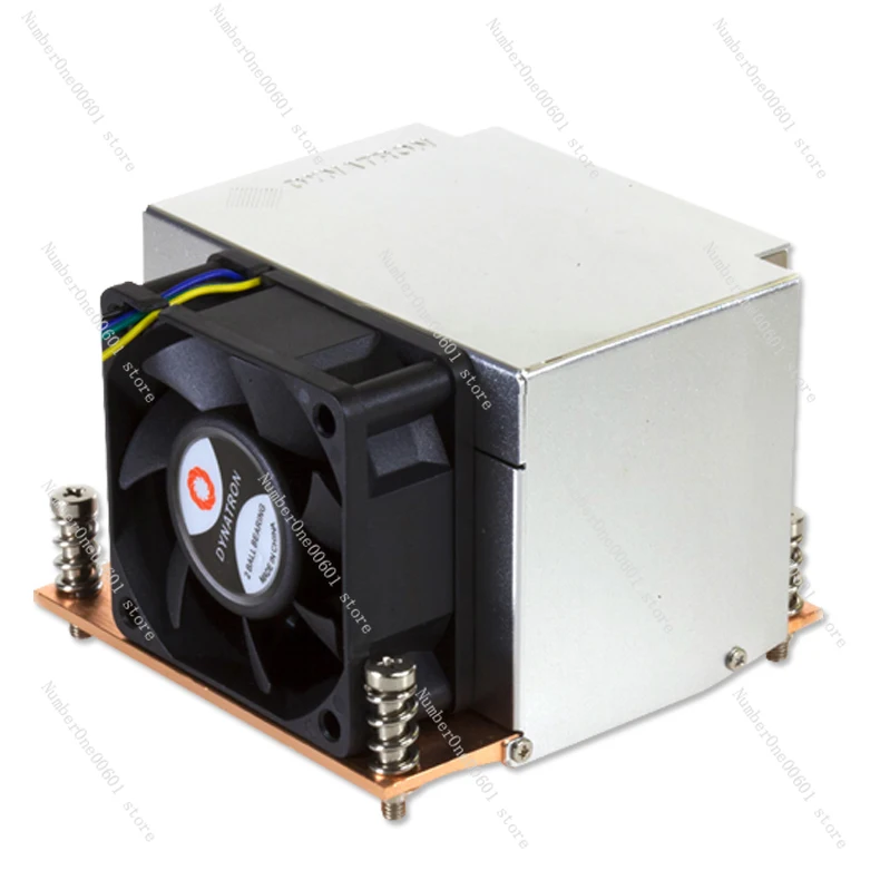 For 2011/2066 2U Server Radiator 4 Heat Pipe Temperature Control Violent Air Cooling Computer Industrial Control Fan R5