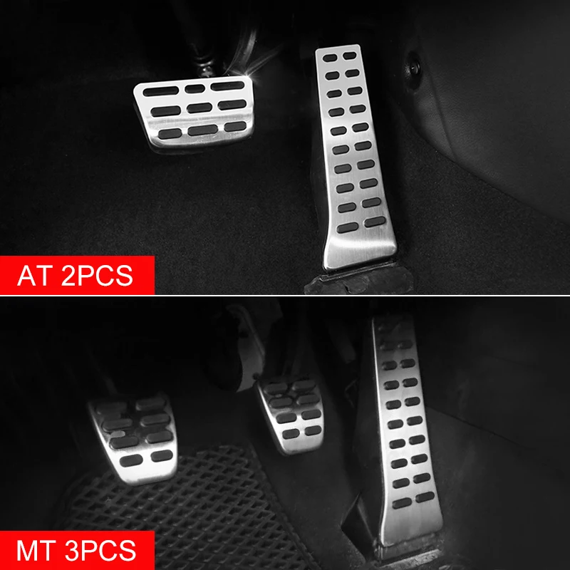 Car Foot Accelerator Brake Pedal Cover For Hyundai Tucson Sonata 10 LF Santa Fe ix45 NEXO Palisade Grandeur Azera Genesis G70