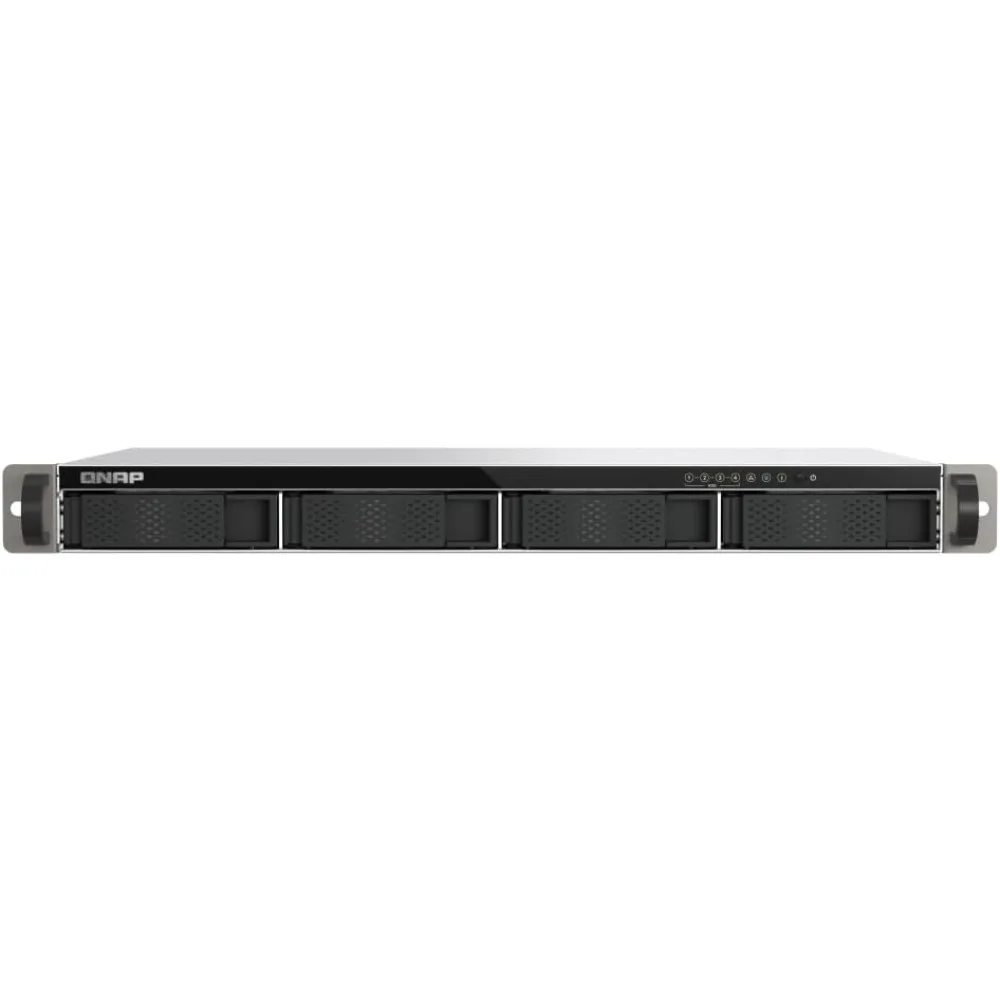 TS-433eU Compact 1U Short-Depth rackmount 2.5GbE NAS, Affordable Edge Storage with NPU Acceleration (Diskless)