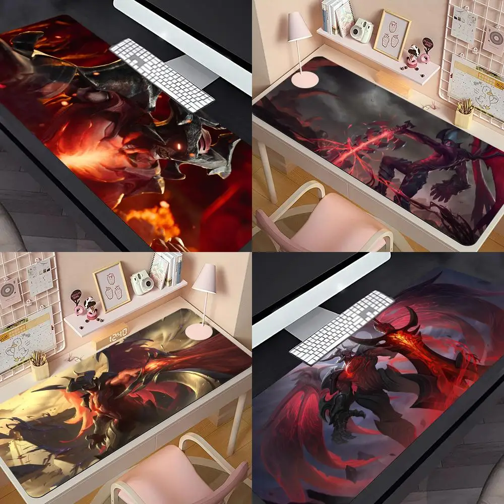 Anime Game Mouse Pad Aatrox Mouse Pad Computer Desk Pad Office Carpet Laptop Mouse Pad