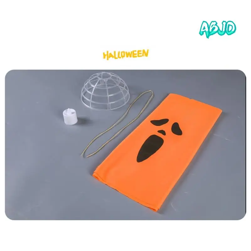 ABJO-Fabric Halloween Decoration Lights, Outdoor Scene Layout Props, Horror Ghost LED Flashing Lights