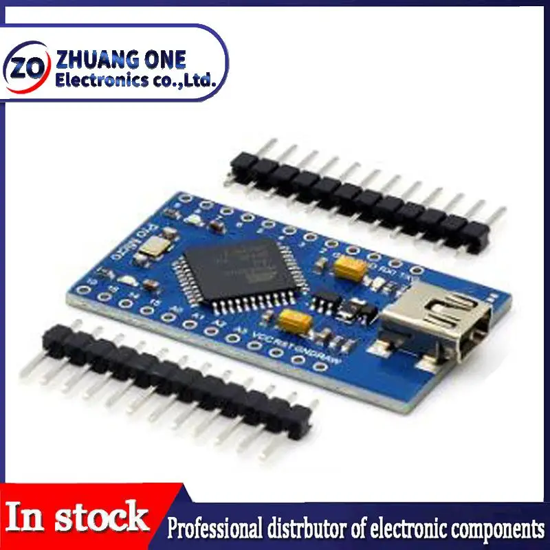 Pro Micro ATmega32U4 5V 16MHz Original Chip Replace ATmega328 For Arduino Pro Mini With 2 Row Pin Header For Leonardo UNO R3