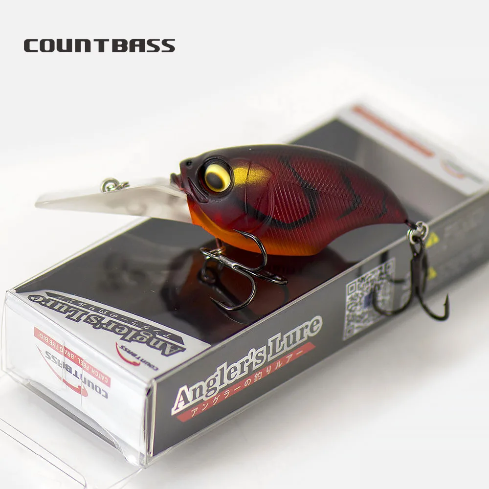 Countbass Wobbler 38 mm 1-1/2 Zoll 43 mm 1-3/4 Zoll 48 mm 1-7/8 Zoll Angelköder Stecker Wobble Fishing Kunststoffköder Wobbler – Detail 38