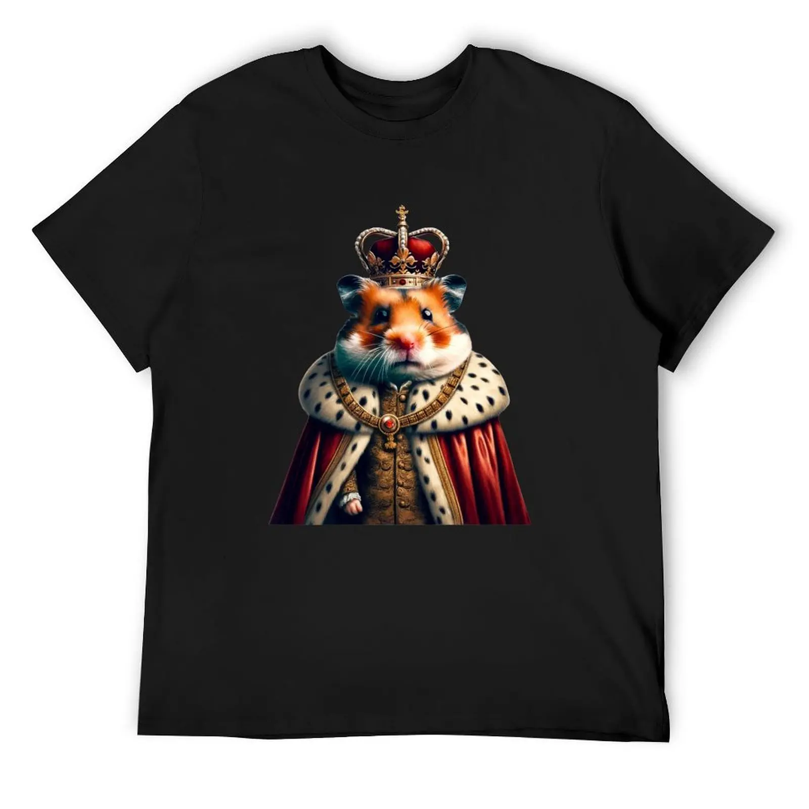 Hamster The Emperor T-Shirt cotton graphic tees graphic t shirts T-shirts for men cotton