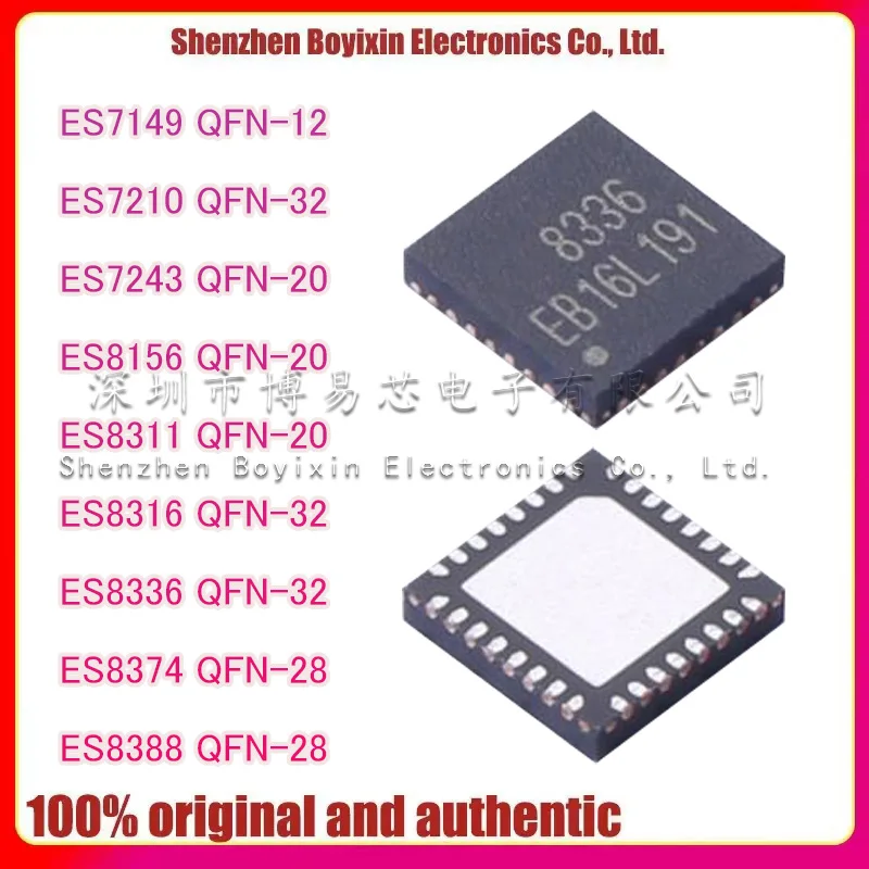 

ES7149/7210/7243/8156/8311/8312/8316/8336/8374/ES8388 Transparent shell