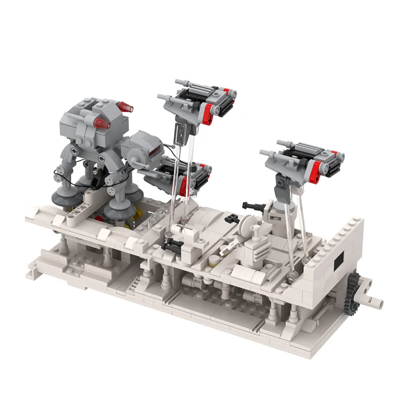 

Конструктор MOC Battle of Hoth Space Battle Series, военный самолет, сборные блоки, кирпичи, модель «сделай сам», развивающие игрушки для мальчиков, подарок