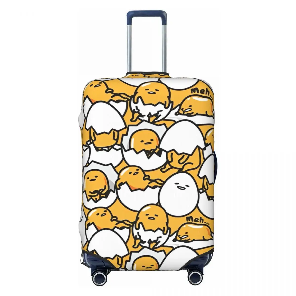 

Gudetama Egg Printed Suitcase Cover Useful Travel Protection Luggage Accesories Holiday