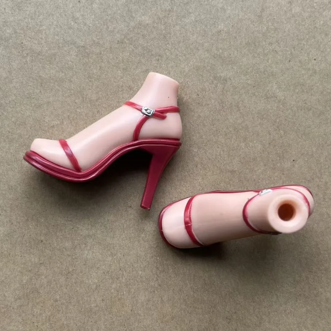Scarpe Classiche per Bambole da Ballo 2001 con Tacco Spesso, Collezione Rara, Stivali e Sandali per Bambole, Marrone, Nero, Rosso, Argento, Beige, Decorazioni per Bambole
