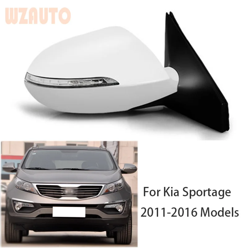 Auto Door Wing Side Rearview Mirror Assembly For Kia Sportage R 2011 2012 2013 2014 2015 2016 Power Fold 