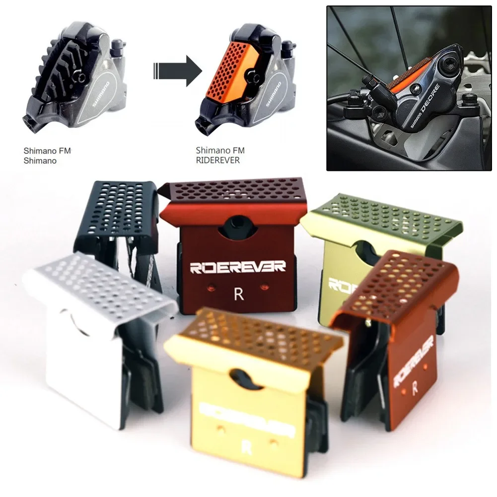 bicycle brake pads RIDEREVER mountain Cooling Fin IceTech Disc Brake Pads Forshimano