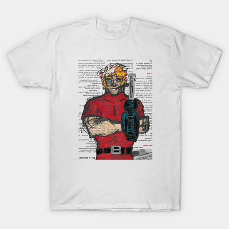 

0405 The Space Adventure Cobra gift t shirt The Space Pirate Psychogun Kobura Anime Graphic tee Y2K clothes All size Tops S-6XL