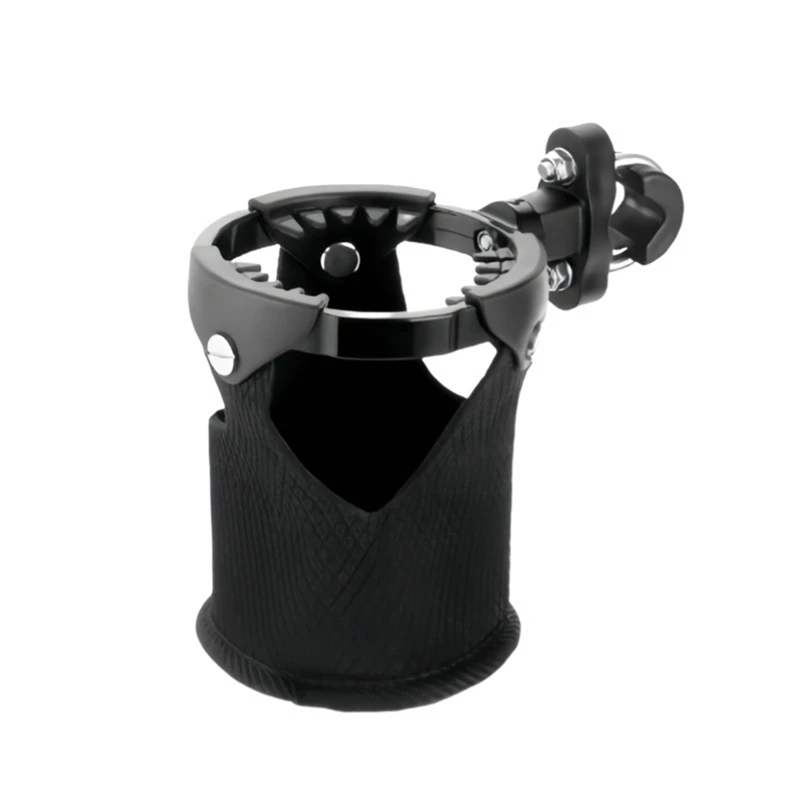 360° Swivel Mount Motorcycle Cup Holder Large Capacity Motorcycle Drink Holder for Handlebar/Bumper/Pole Mount-SPMI