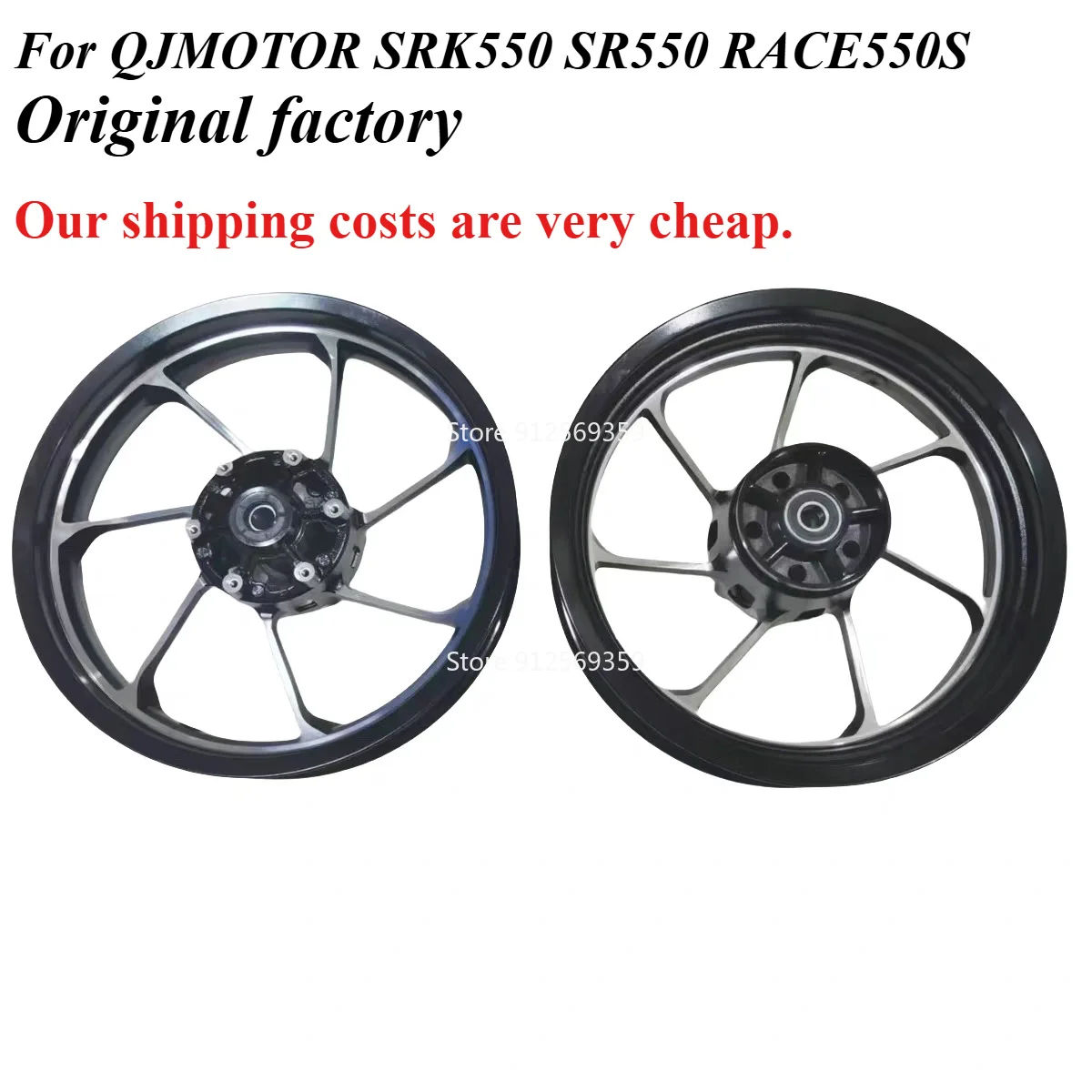 FOR QJ500GS-7A QJMOTOR SR 550S SRK 550 Front and rear wheel hub wheel rim SR550S SRK550