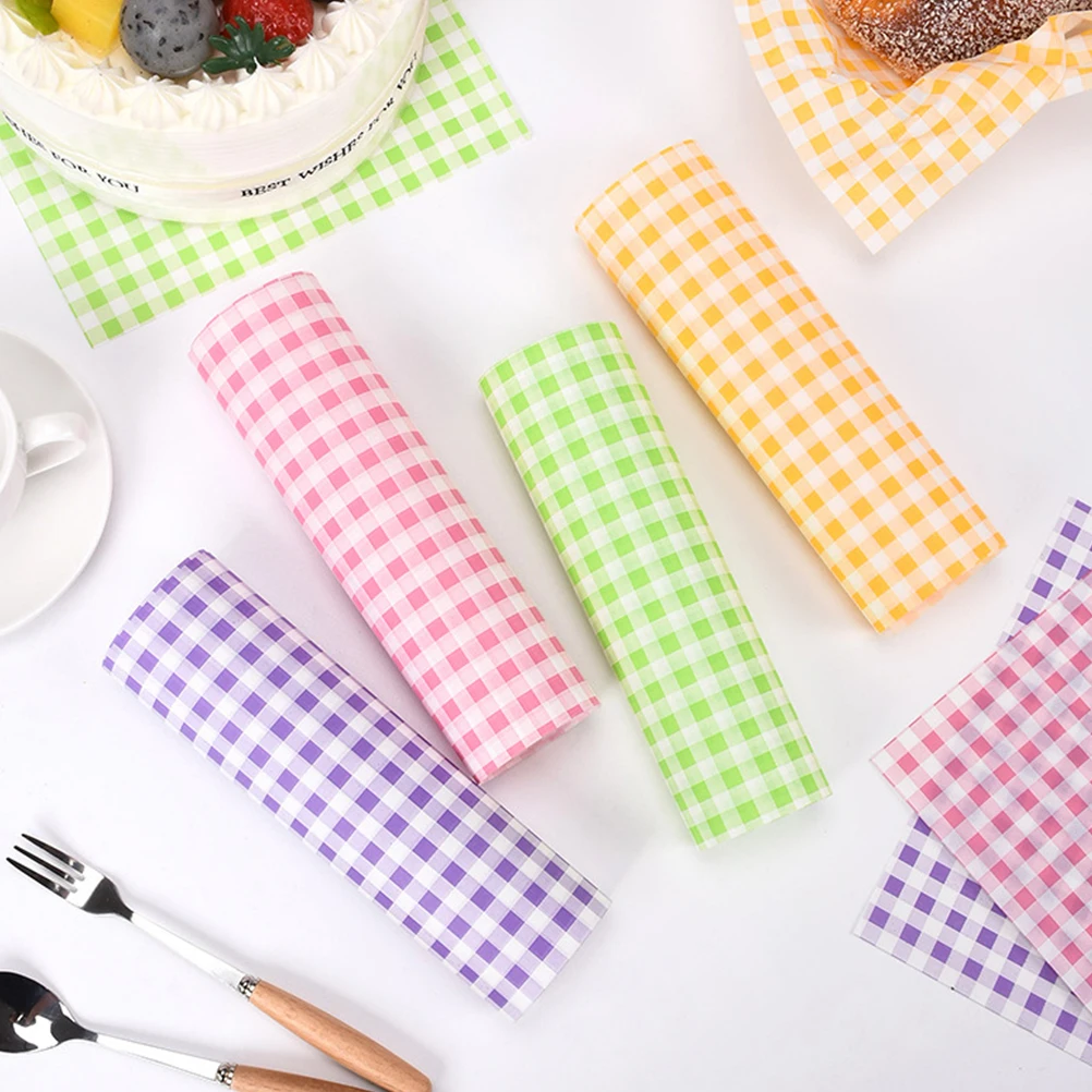 

Baking Parchment Paper Oil-Proof Food Wrapping Sheets Sandwich Cookies Fried Food Greaseproof Liners Wrap Bread Cake