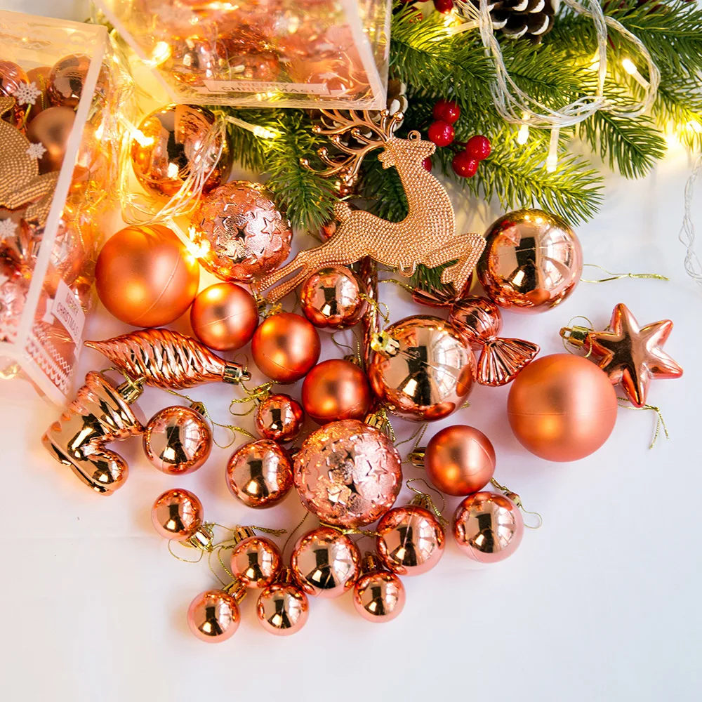 

30pcs Christmas Balls Christmas Tree Ornaments Ball Xmas Hanging Tree Pendants Happy New Year Decor For Home 2023 Naviidad Gift