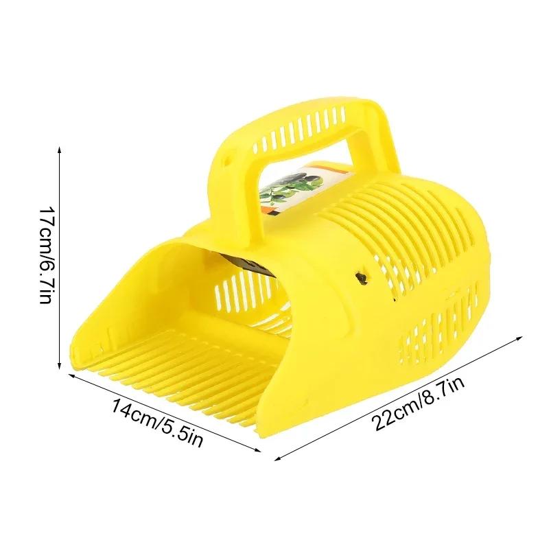 Outdoor Fruit Picnic Picking Berries Garden Blueberry Picker Ergonomic Soft-touch Handle Blueberry Rake Scoopfor