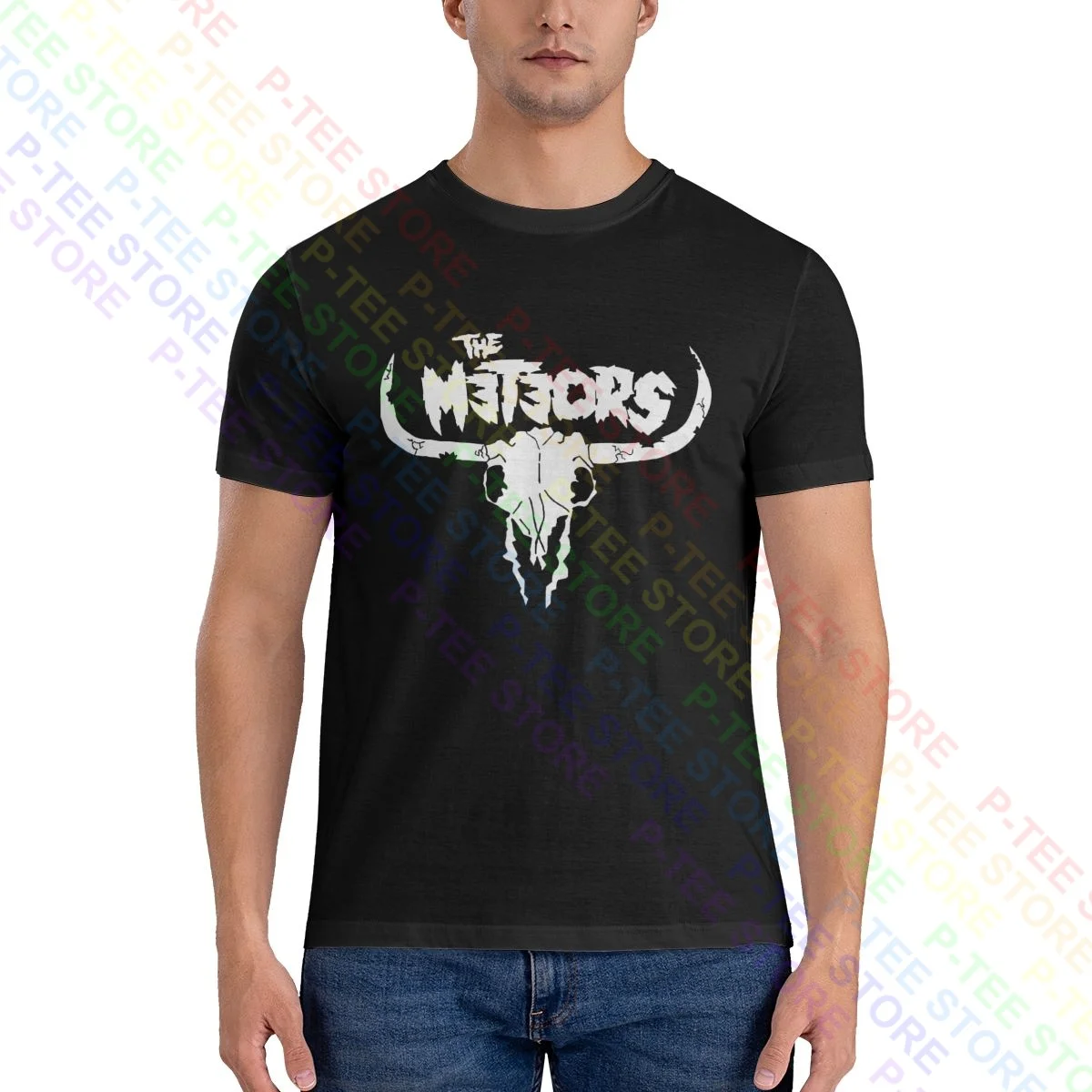 The Meteors Rock Band Music Punk Medal Cbgb Psychobilly Shirt T-shirt Unisex Best Quality Tee