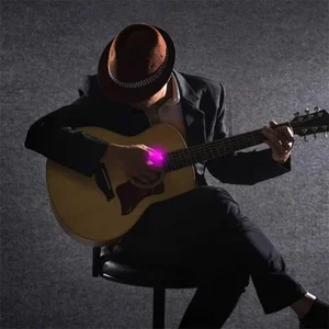 Miwayer-pick luminous electric guitar, ABS, with three light coloured options, white, green, purple 6 Main Sales LED Guitar Pick - №1