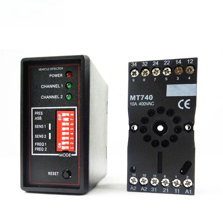 Dual-channel automotive loop detectors for access control systems