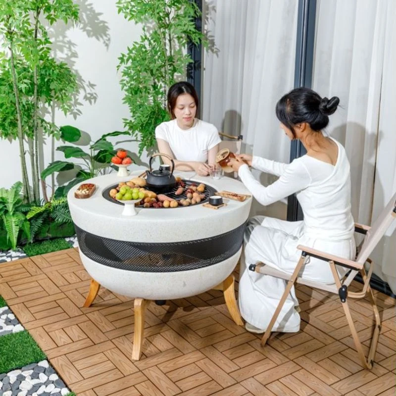 

Outdoor BBQ Stove, Surrounding Stove, Tea Cooking Table, Indoor Home BBQ Stove, Courtyard Set, Electric Carbon Dual Use