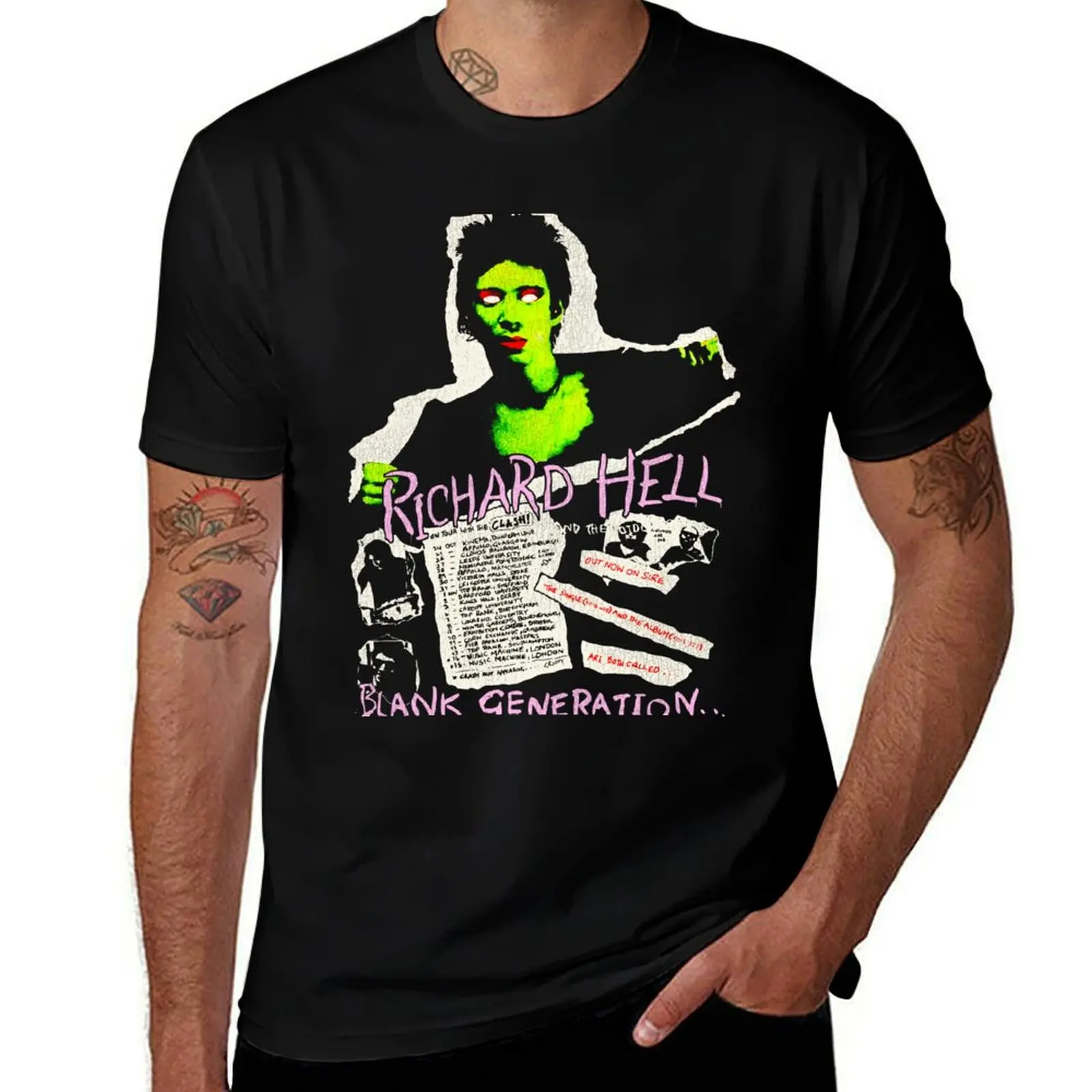 

Richard Hell --- Blank Generation T-Shirt cute clothes Luxury man new gifts and t-shirts men t shirts high quality