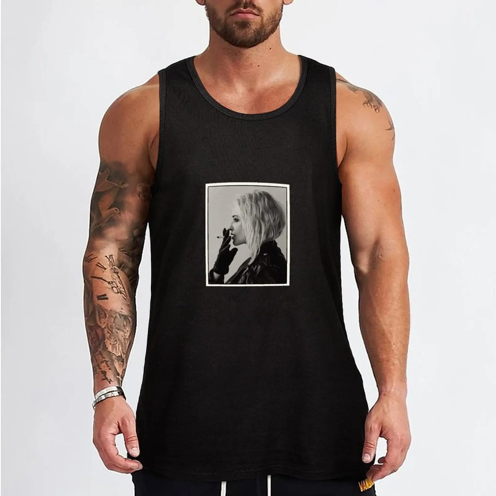 Emily Armstrong Tank Top Casual Lounge Tank Top Sleeveless Loose Soft Shirt