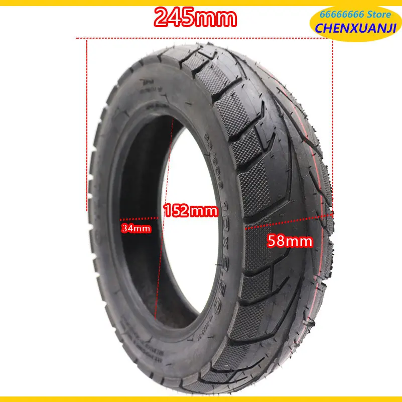 10x2.50 Pneumatic Tire TUOVT 60/80-6 Outer Tyre for Electric Scooter Balance Car 10 Inch 10x2.5 Thickened Tire