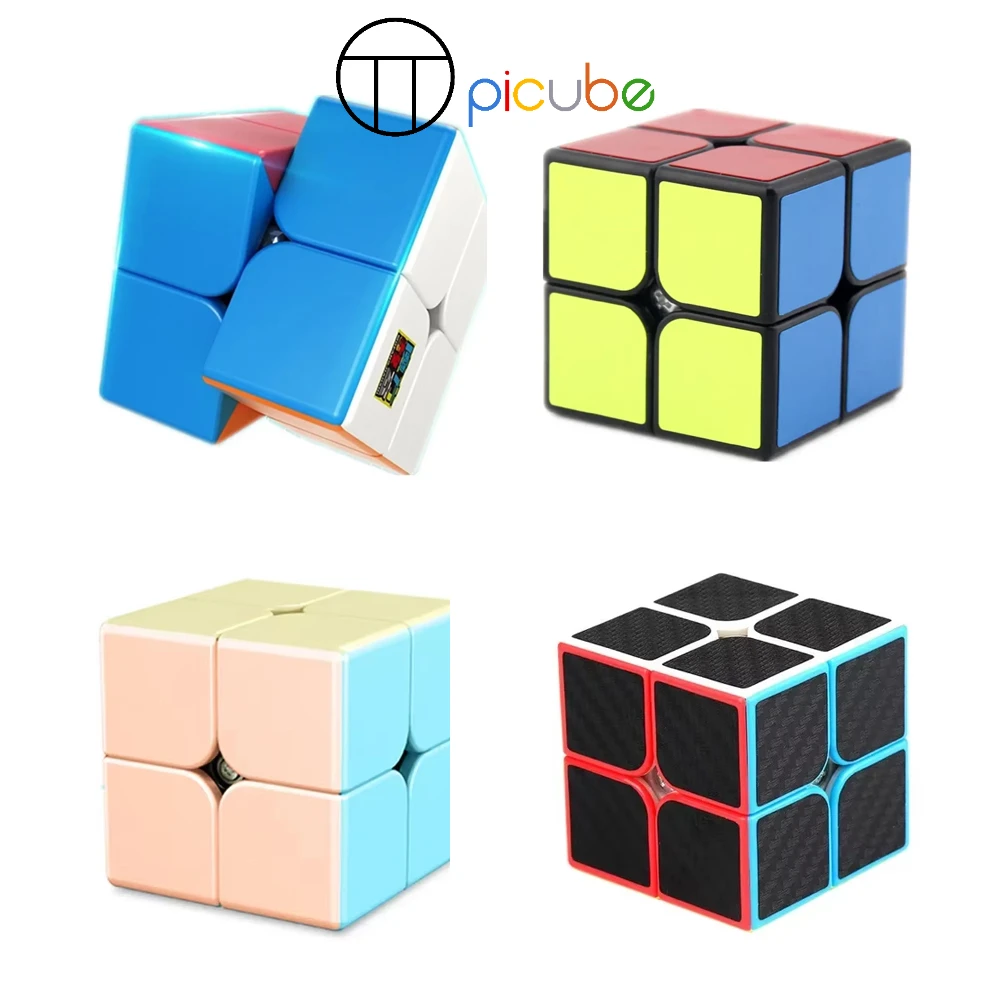 [Picube] MoYu MeiLong 2x2 Cube Speed Mini Pocket 2x2x2 Magic Cubes Profession Cube Education Toy Speed 2x2 Magic Cube Moyu 2x2