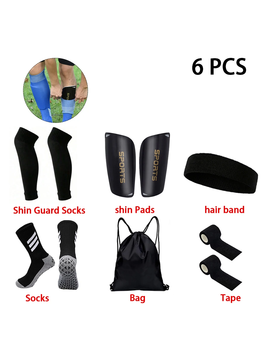 

Набор из 6 предметов, новые нескользящие спортивные носки для футбола, бега на открытом воздухе, фитнеса, носки, носки под давлением, спортивные повязки, перегородка для ног