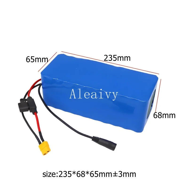 13S3P 20000mAh 48V Lithium-ion Battery Pack With BMS, 30A Fuse For 250W 350W 500W 750W 54.6V Electric Commuting Tools