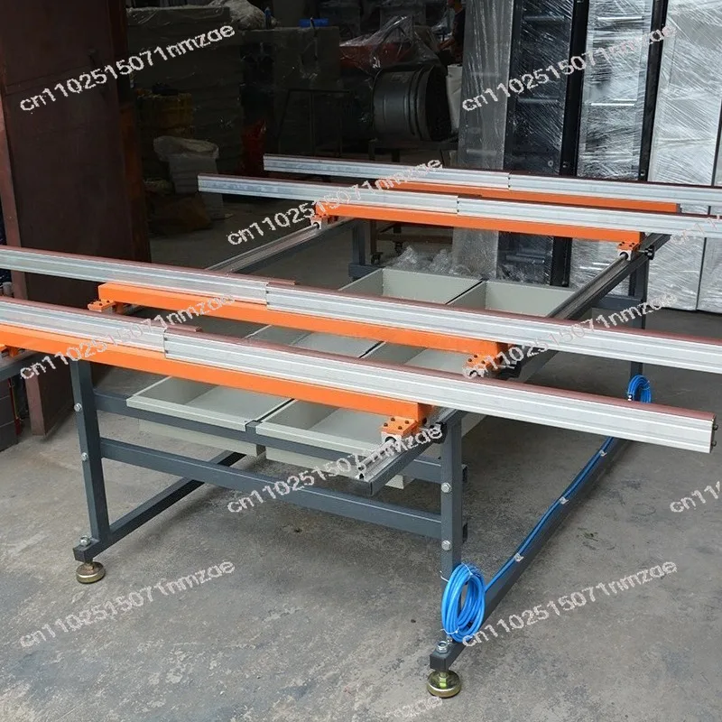 Industrial Adjustable Workbench 2400x850mm - High Precision Door Window Fabrication Workstation