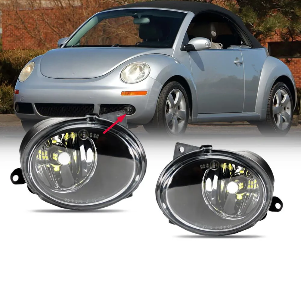 

For VW Beetle 2006 2007 2008 2009 2010 2011 Fog Light Auto Front Halogen Foglamp Assembly Car Accessories 1C0941699E 1C0941700E
